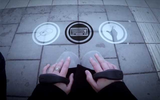 Google Glass Virtual Keyboard