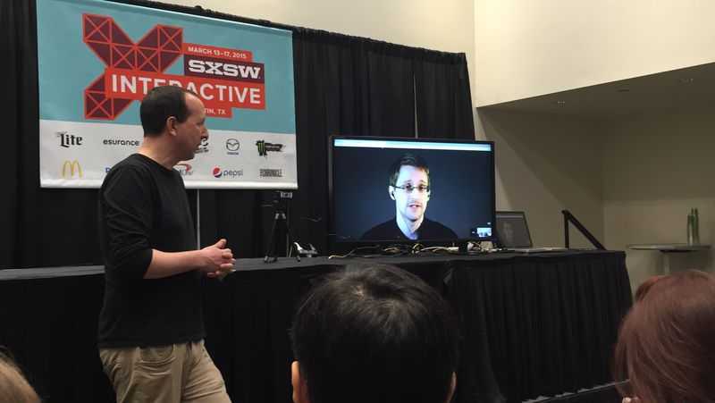 Edward Snowden SXSW