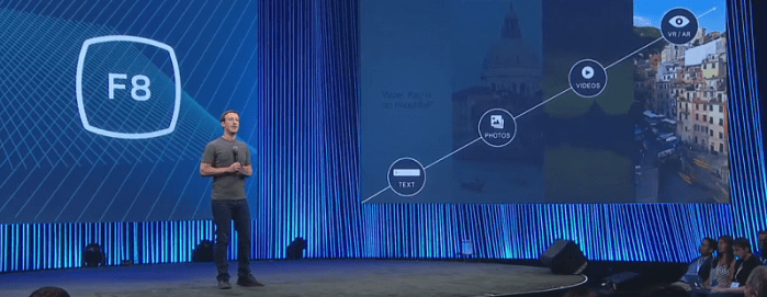 Facebook f8 spherical videos