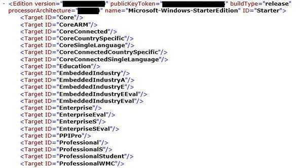 Windows 10 Versions Leak