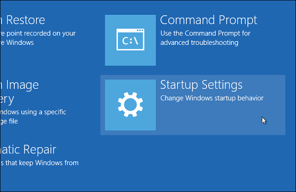 windows 10 startup