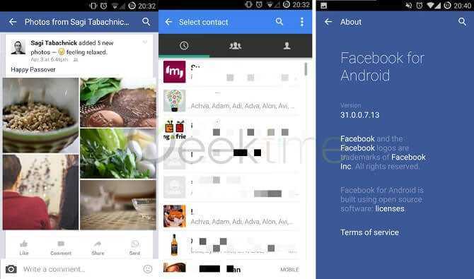 whatsapp facebook