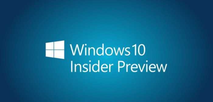 windows 10 insider preview