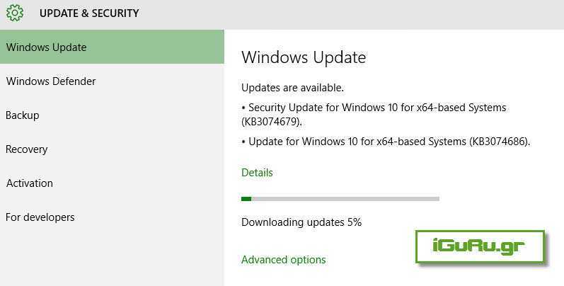 windows 10 update