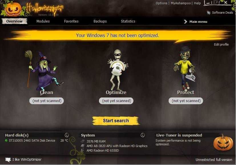 Ashampoo WinOptimizer