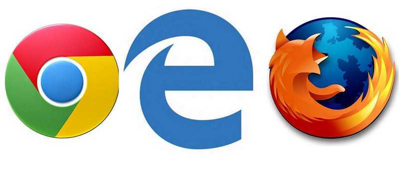 Microsoft Edge Chrome Firefox