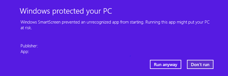 windows 10 smartscreen