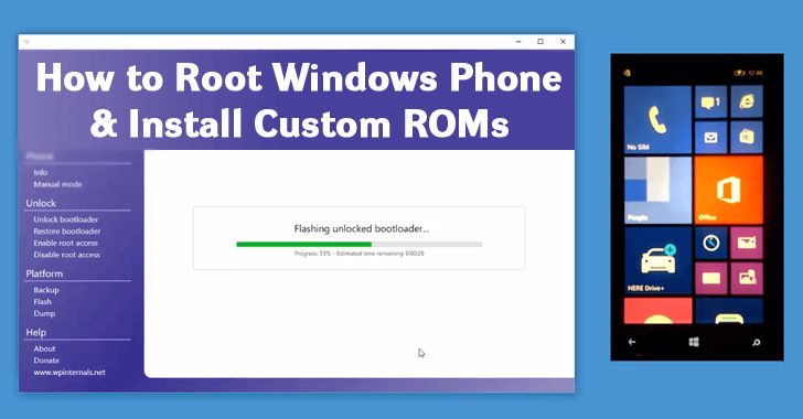 root windows phone