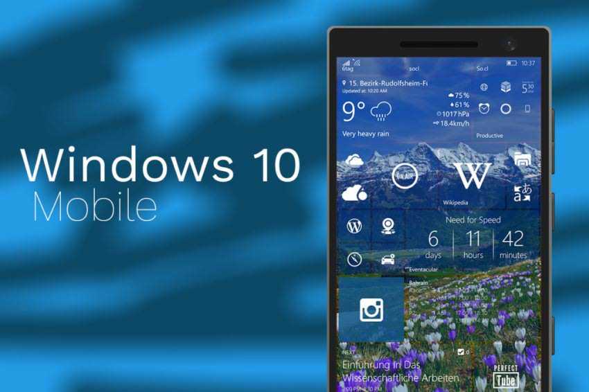 Windows 10 Mobile Anniversary Update