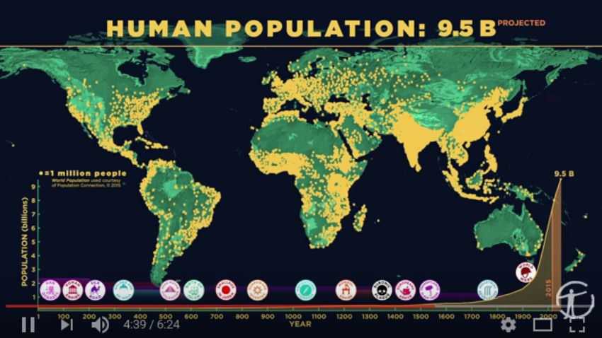 Human Population Through Time