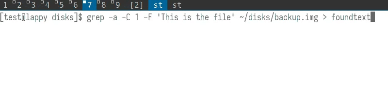 linux grep
