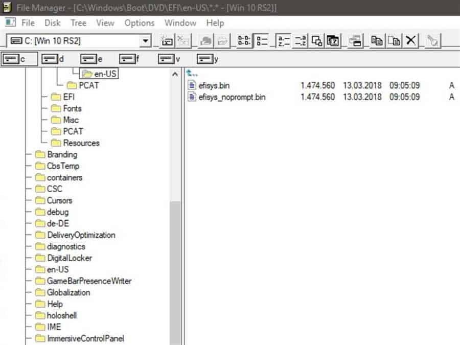 Windows 3 File Manager
