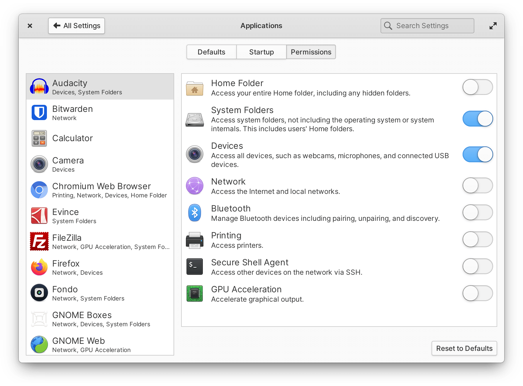 permissions